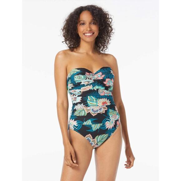 NEW Coco Reef Charisma Bra‎ Sized Underwire Bandeau One Piece Swim 40C NWT - Picture 1 of 6